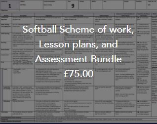 Softball schemes of work and lesson plans